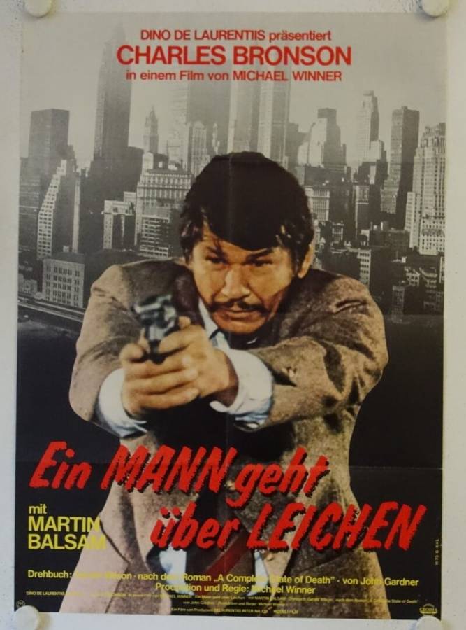 Ein Mann geht über Leichen originales deutsches Filmplakat